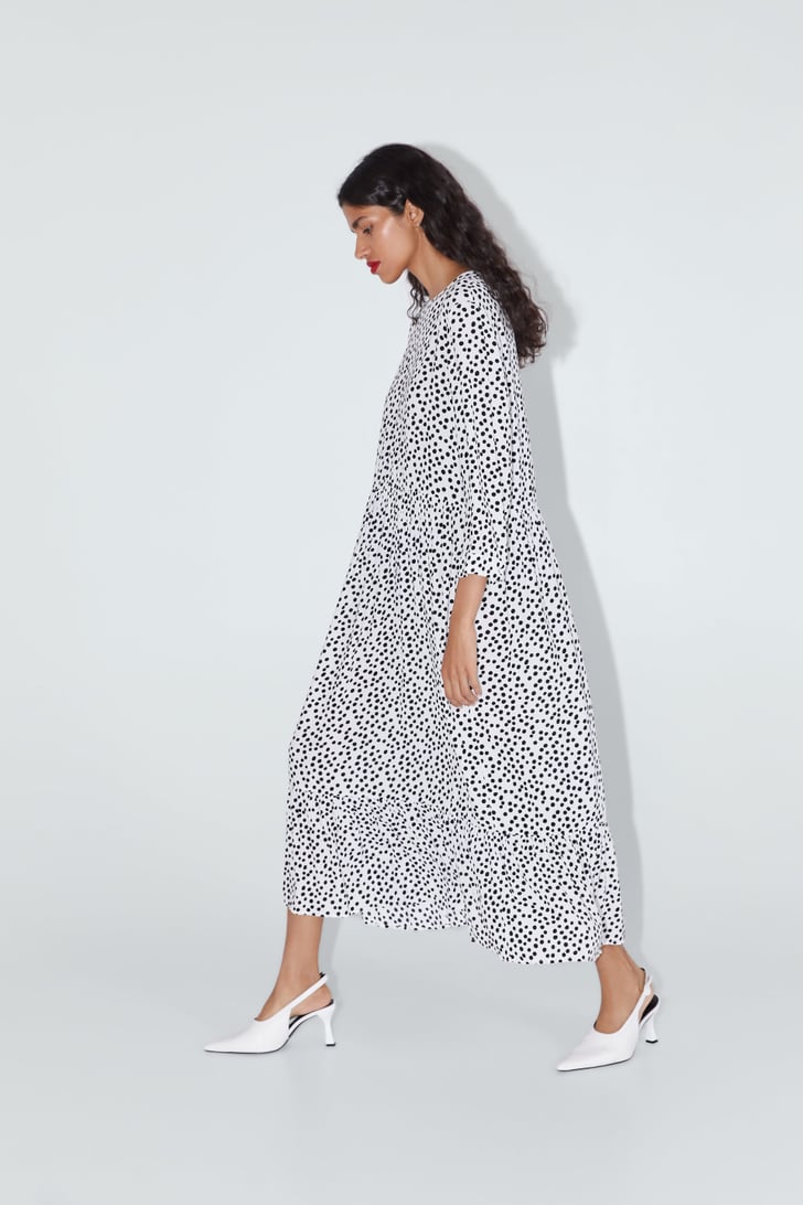 zara polka dot dress ebay