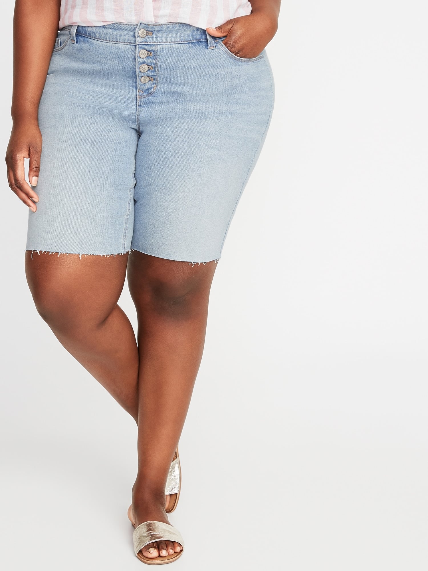 plus size shorts old navy