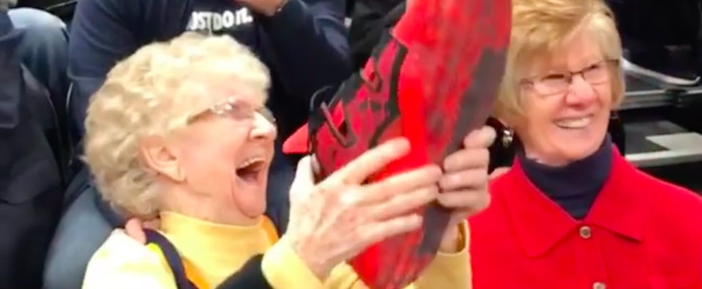 Donovan Mitchell Gives 102-Year-Old Fan His Sneaker