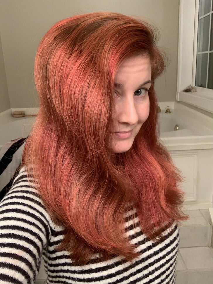 After KMS Style Color Real Red KMS Style Color Spray On Hair Dye