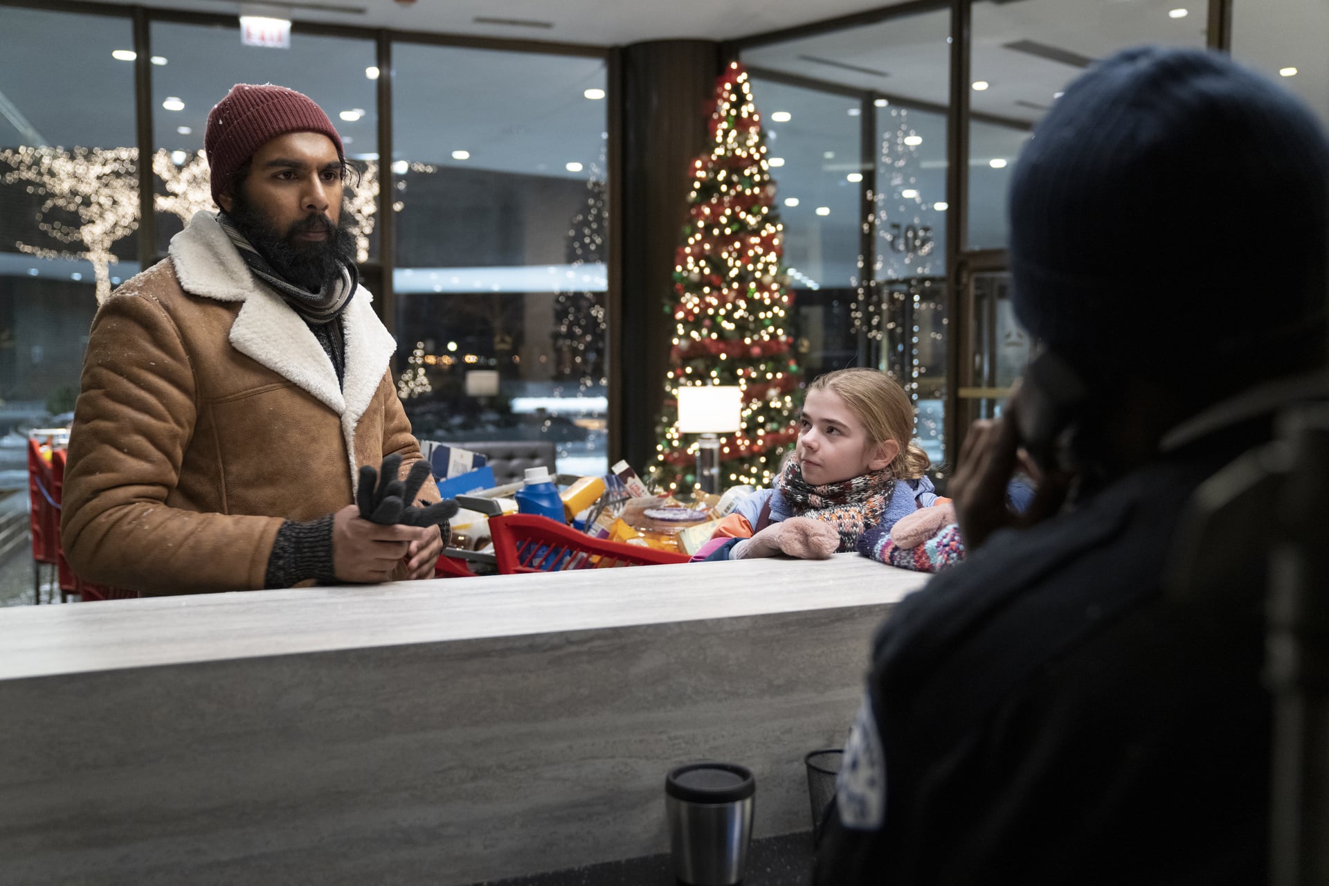 Himesh Patel and Matilda Lawler