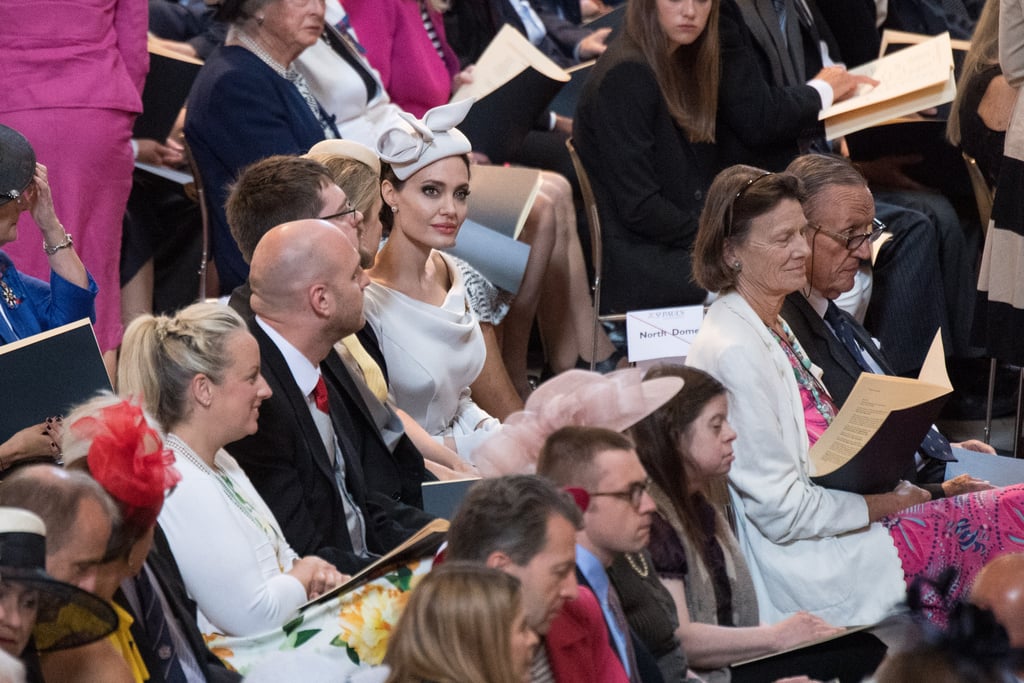 Angelina Jolie's Ralph & Russo Grey Dress