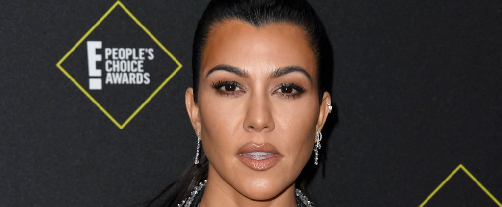 Kourtney Kardashian Barker's Blunt Bangs Haircut