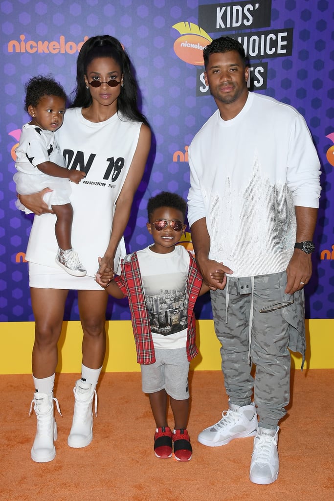 Ciara and Her Family at the 2018 Kids' Choice Sports Awards