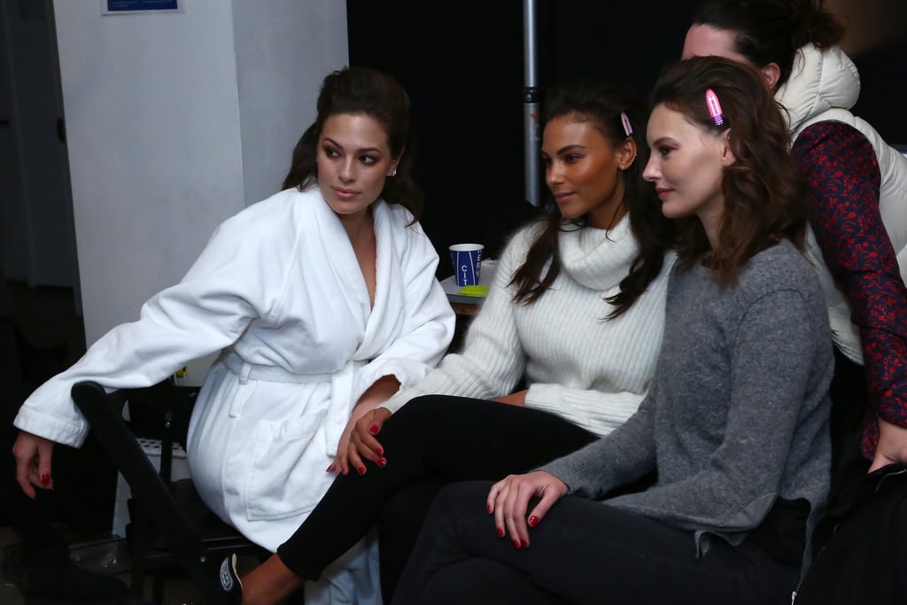 Ashley Graham Backstage at Prabal Gurung