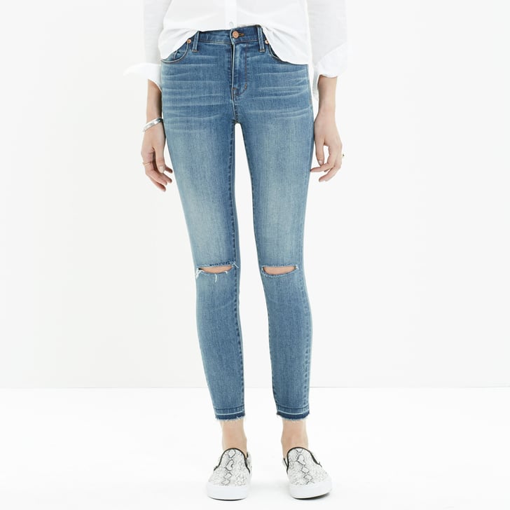 Madewell High Riser Skinny Cut-Edge Jeans | Best Things on Sale | Week ...