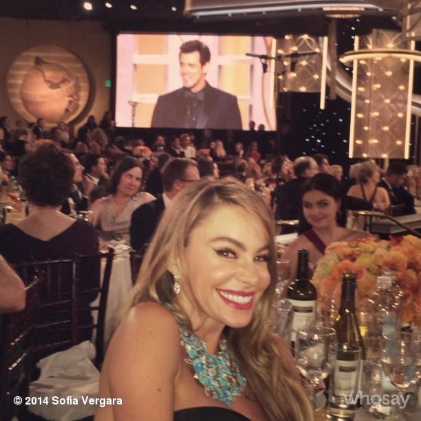 Sofia Vergara snagged a picture with her "idol," Jim Carrey.
Source: Instagram user sofiavergara