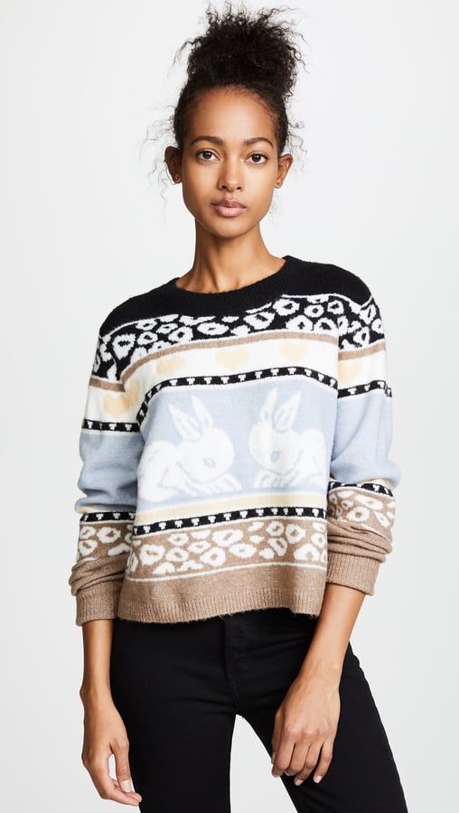 Wildfox Couture Bunny Fair Isle Sweater