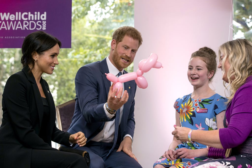Prince Harry and Meghan Markle at the 2018 WellChild Awards