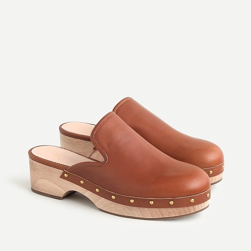 J.Crew Leather Clogs