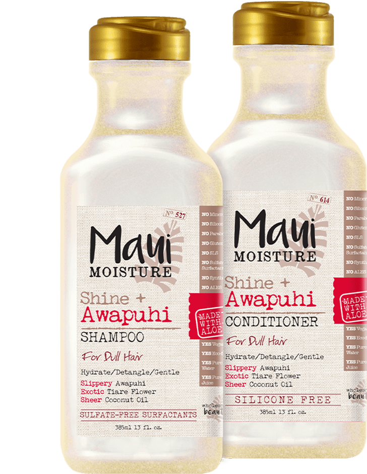 Maui Moisture Shine + Awapuhi Shampoo and Conditioner Best Hair