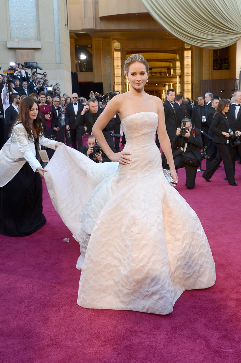 Jennifer Lawrence in Dior at the 2013 Oscars