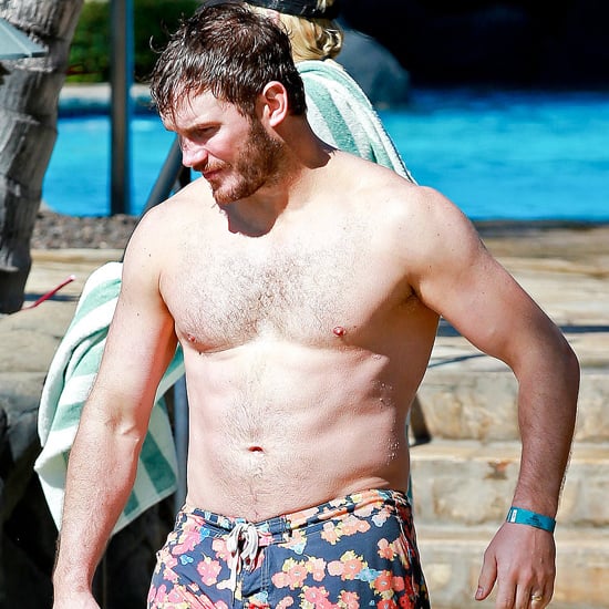 Chris Pratt Shirtless and Anna Faris in a Bikini in Hawaii