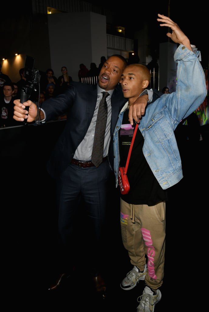 Will and Jaden Smith at Bright Premiere in LA 2017