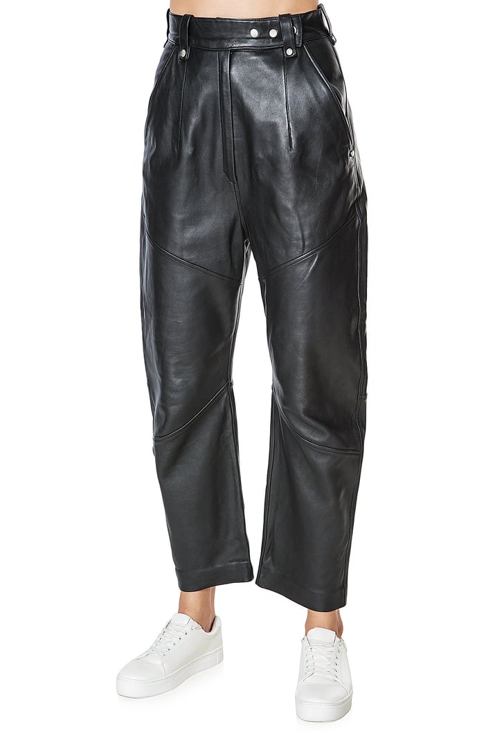 Juan Vidal Leather Pants | Leather Pants Outfit Ideas | POPSUGAR ...
