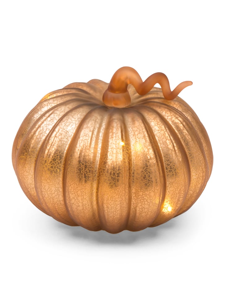 Glass Led Pumpkin | Best TJ Maxx Halloween Decor | POPSUGAR Home Photo 100