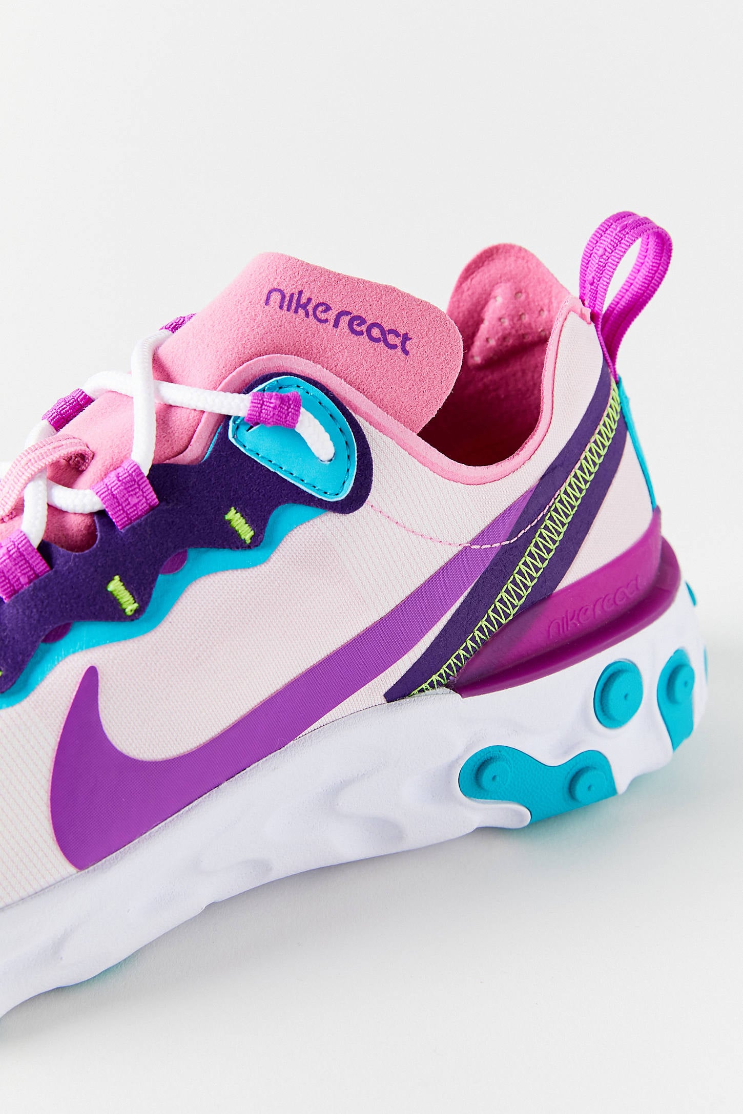 pink and purple sneakers