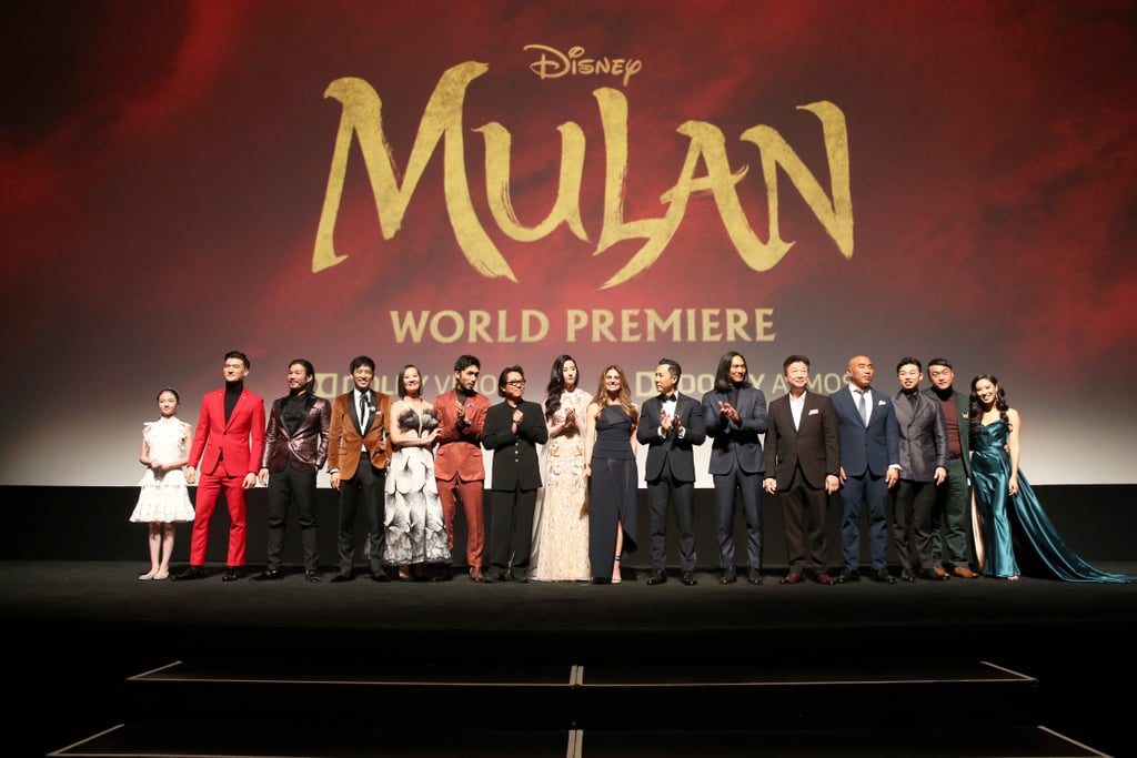 The Cast of Mulan at the World Premiere in LA