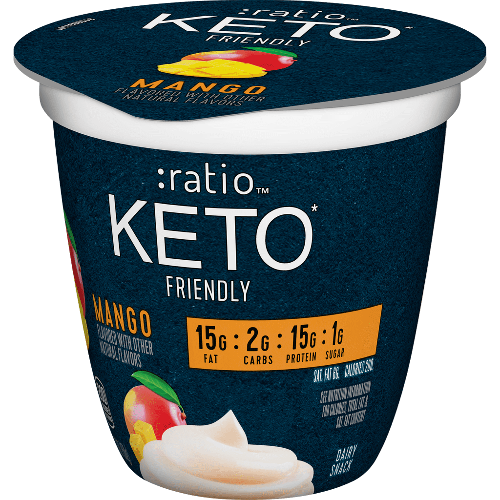 :ratio KETO* Friendly Dairy Snack, Mango