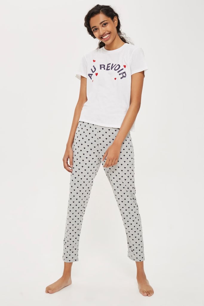 Au Revoir Heart Pyjamas