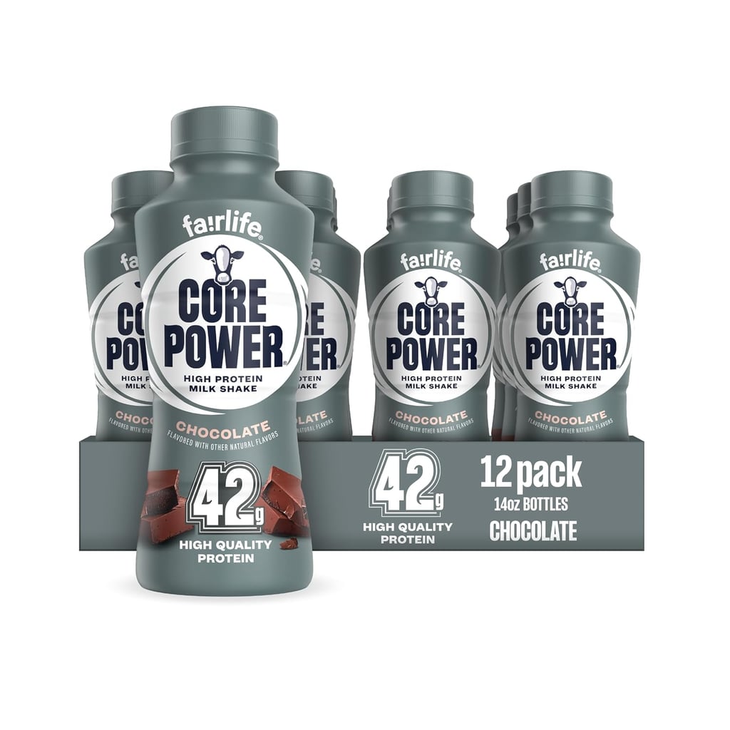 Core Power Elite High Protein Shake ($36, originally $51)
Take the guesswork out of fueling your body between workouts with the convenience of a grab-and-go shake. With 42 grams of protein per bottle, these dairy-based drinks — available in chocolate, vanilla, or strawberry — taste more like a delicious dessert than a healthy snack.