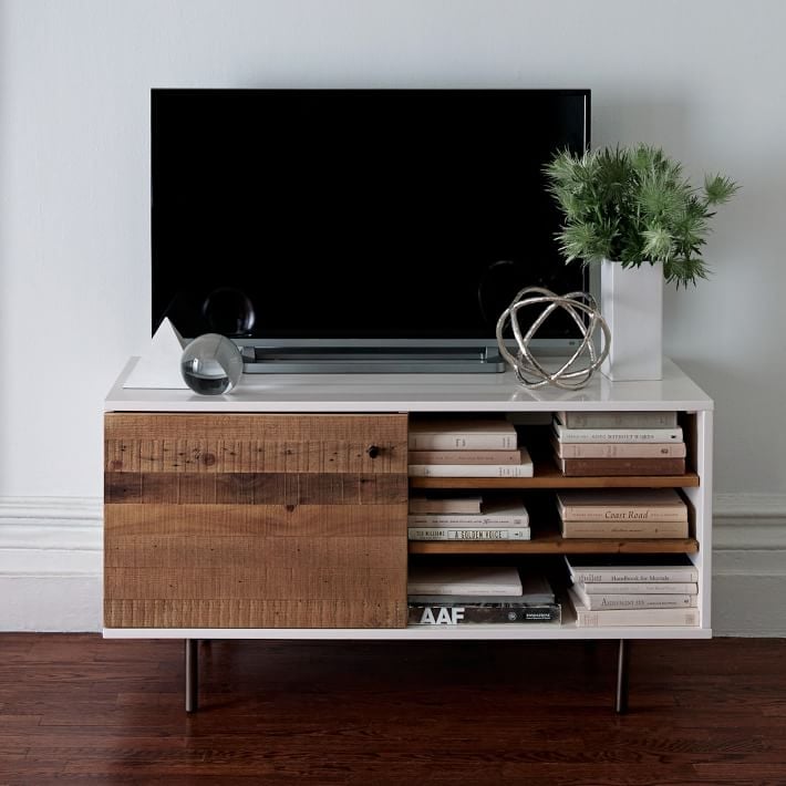 West Elm Reclaimed Wood & Lacquer Media Console