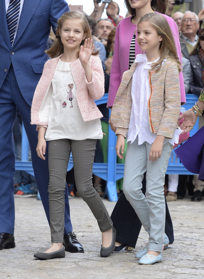 Princess Leonor and Infanta Sofía in 2016