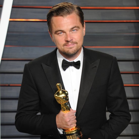 Leonardo DiCaprio Backstage After Winning Oscar