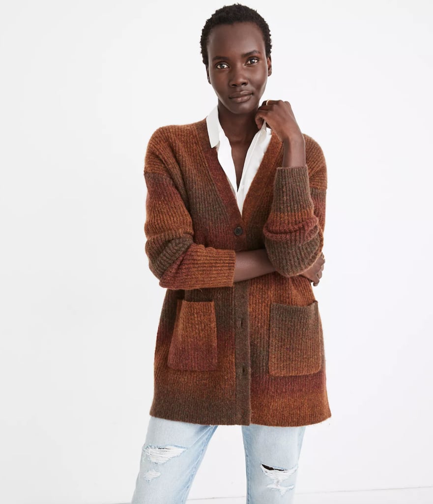 Madewell Space-Dyed Maysfield Cardigan Sweater