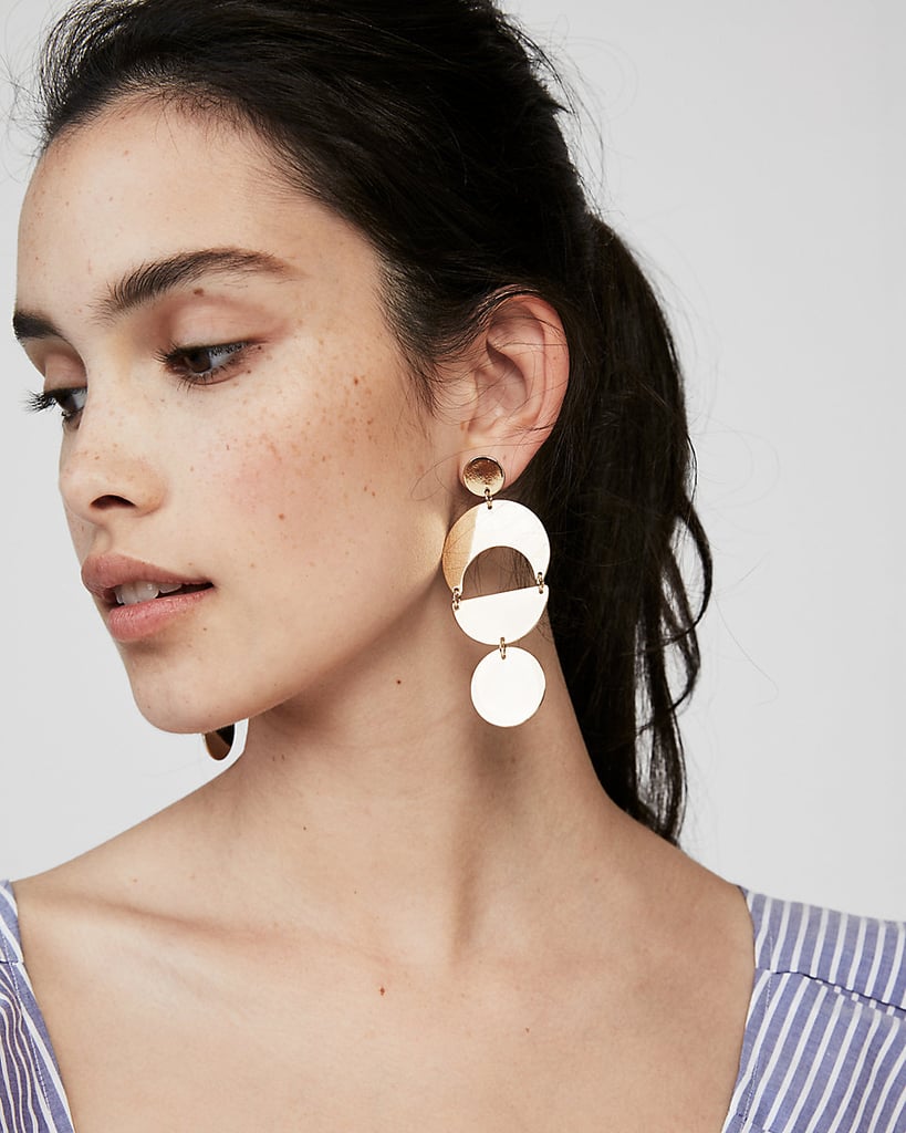 Express Mixed Geometric Drop Earrings