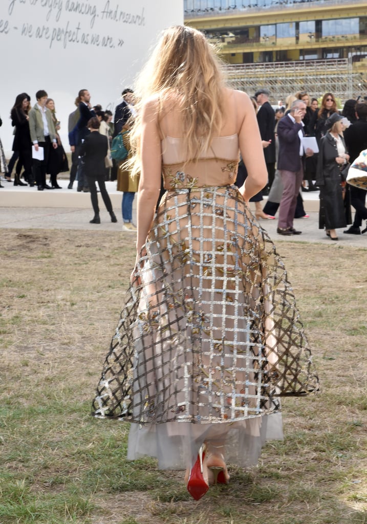 Blake Lively's Dior Dress at Paris Fashion Week 2018