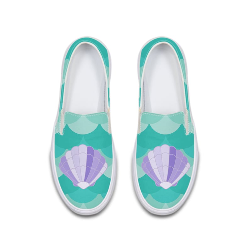 Mermaid Tail Deluxe Canvas Shoe