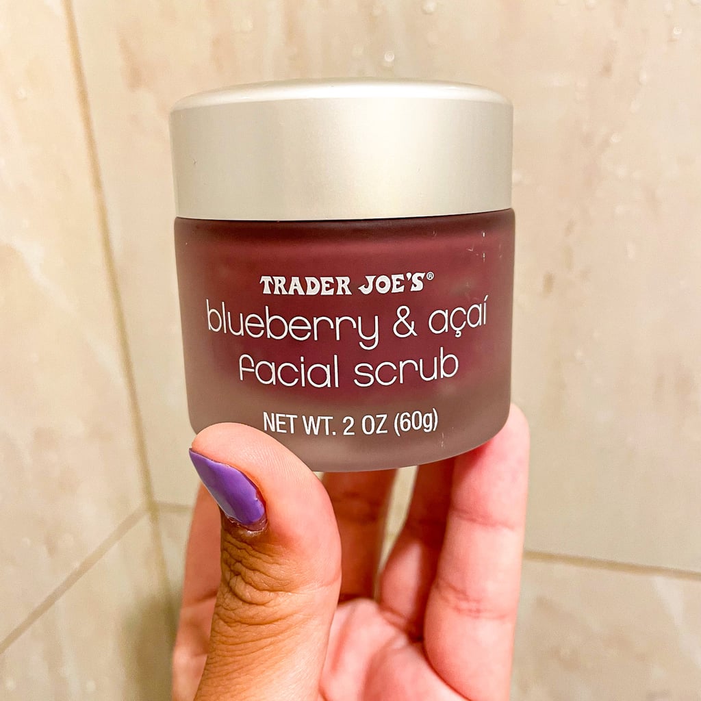 Trader Joe's Blueberry & Açaí Face Scrub Review With Photos