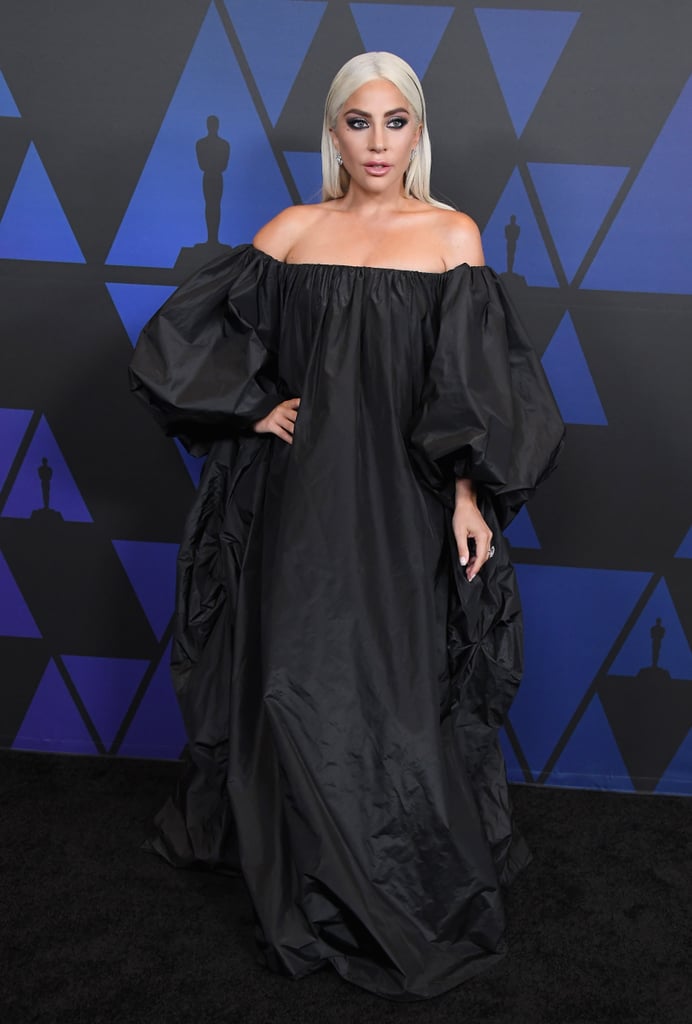 Lady Gaga Valentino Dress at Govenors Awards November 2018