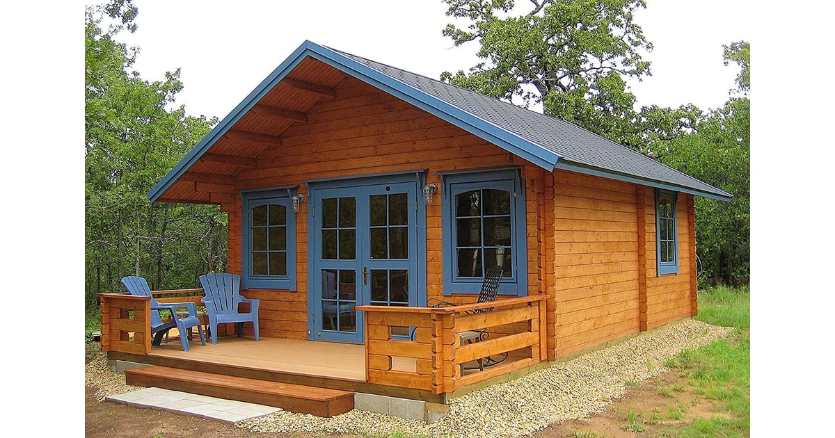 Lillevilla Allwood Cabin Kit Best Tiny Houses on Amazon POPSUGAR