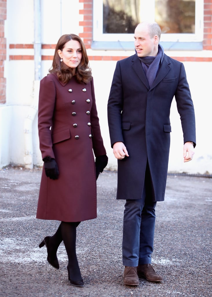 Kate Middleton Dolce & Gabbana Coat in Norway Feb 2018