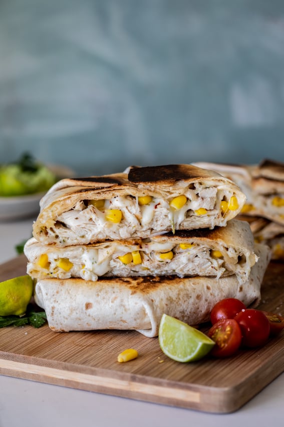 Chicken and Corn Crunchwraps