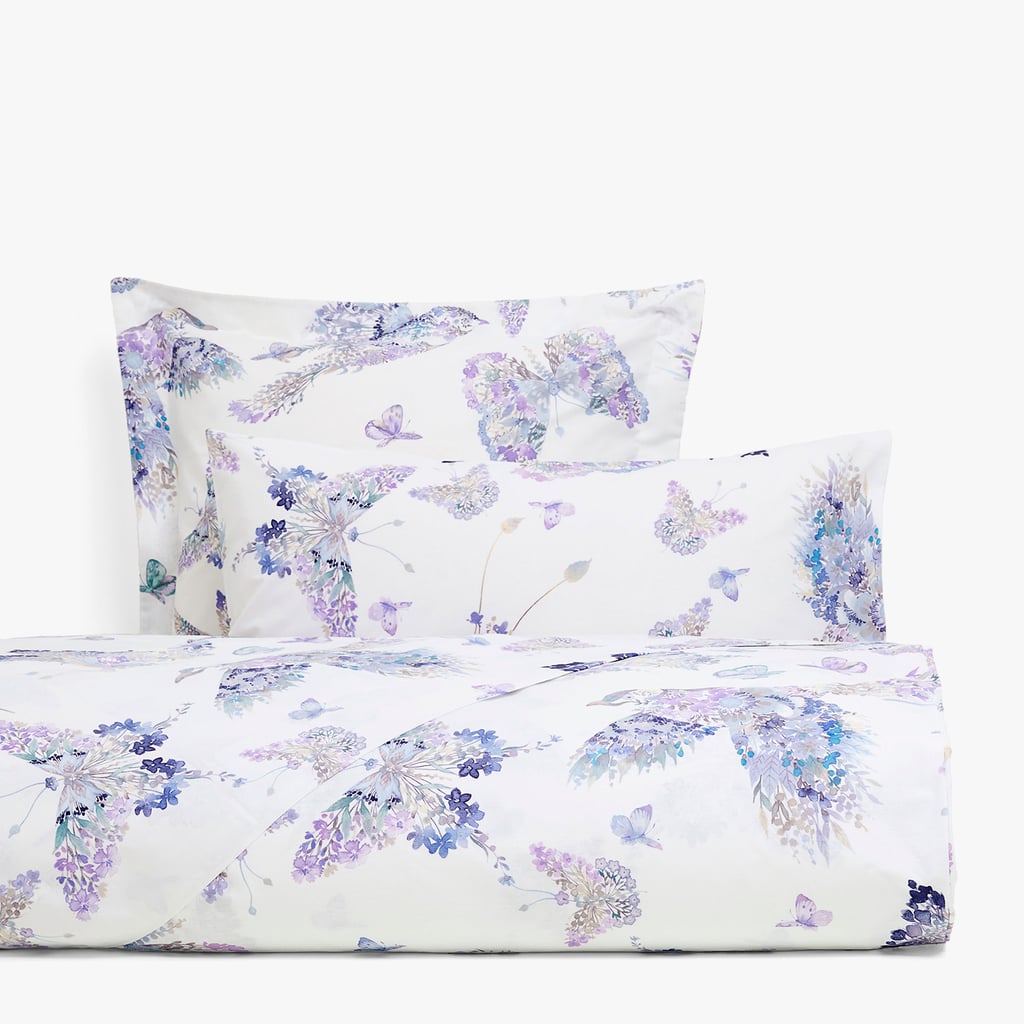 Watercolor Bird-and-Butterfly Duvet ($80)