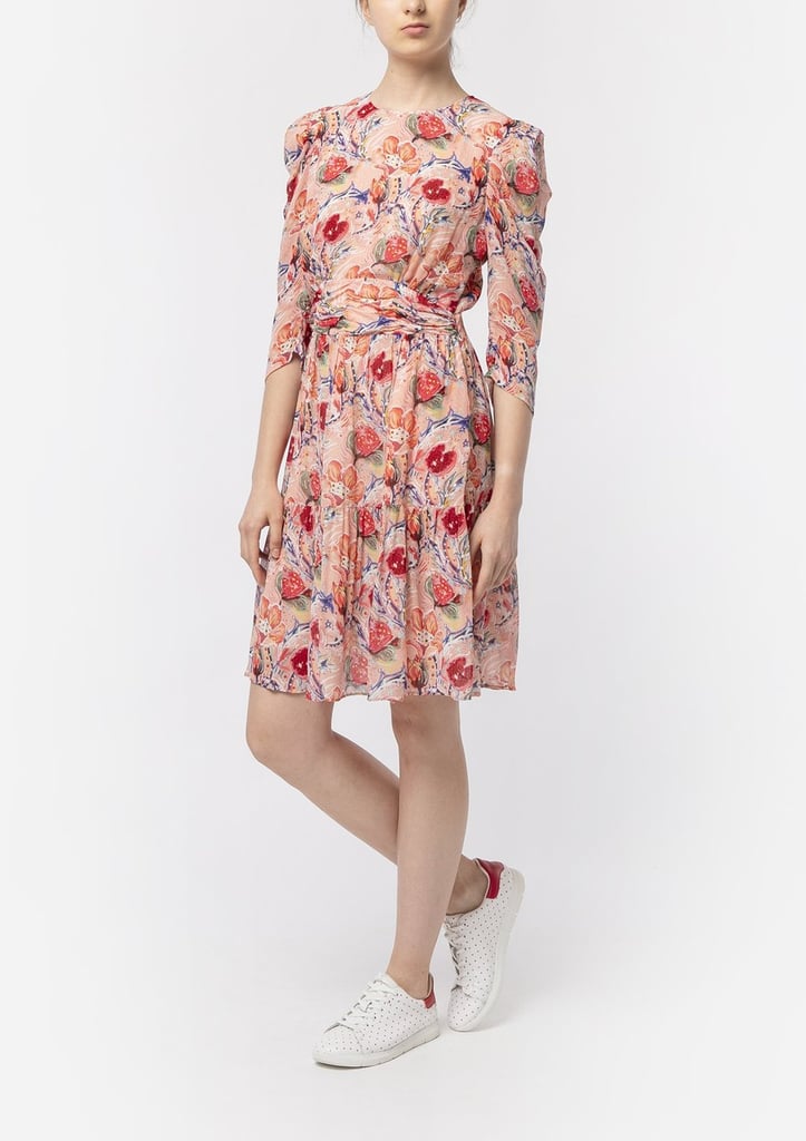 Flower Ruched Dress