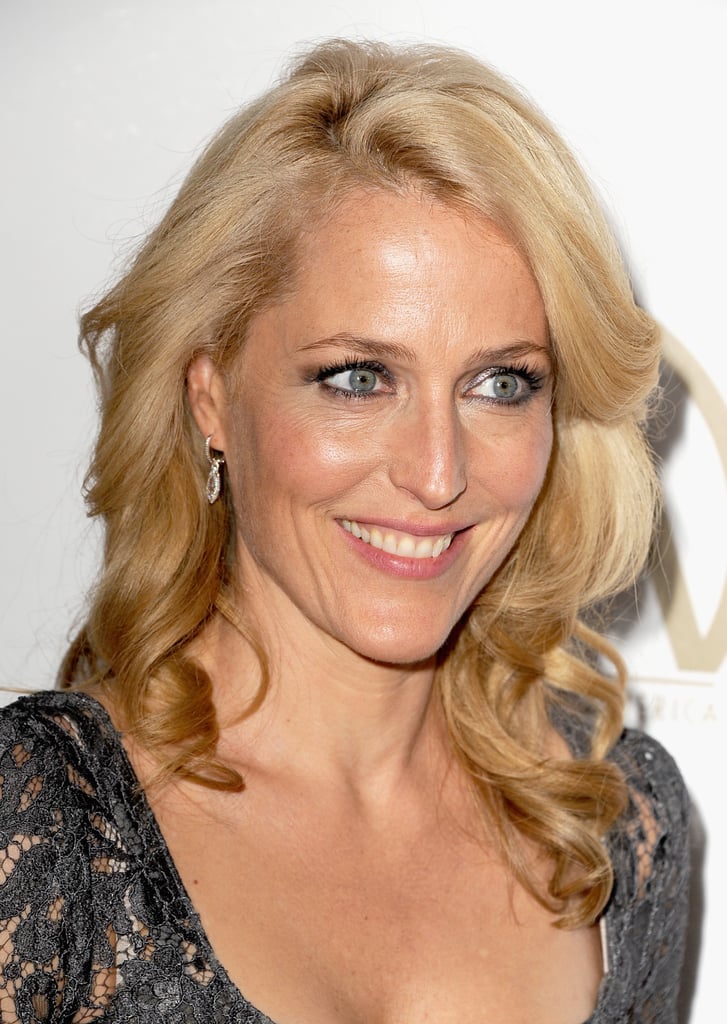 Gillian Anderson practically glowed on the red carpet.