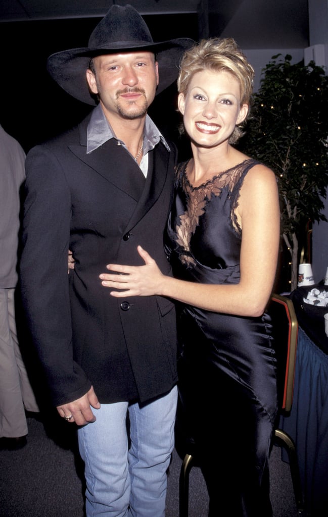 The young couple were all smiles at an event in 1996.