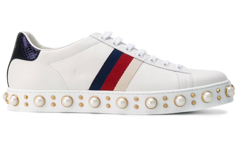 Gucci Ace Studded Low-Top Sneakers