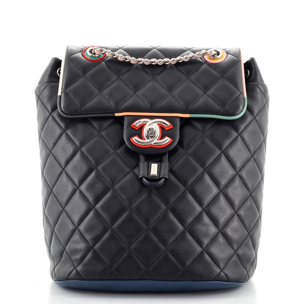 A Colorblocked Backpack: Chanel Cuba Urban Spirit Backpack