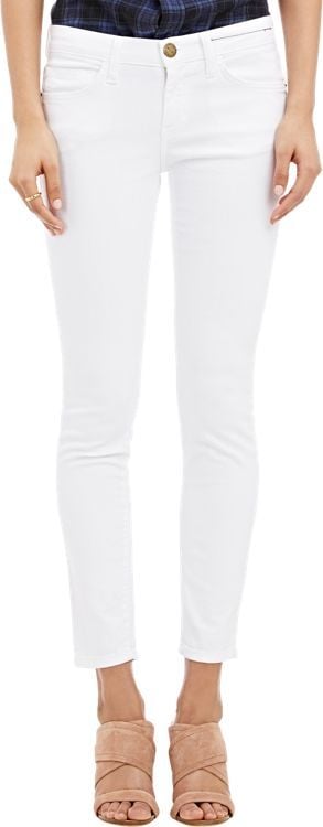 Current/Elliott The Stiletto Skinny Jeans-White ($168)