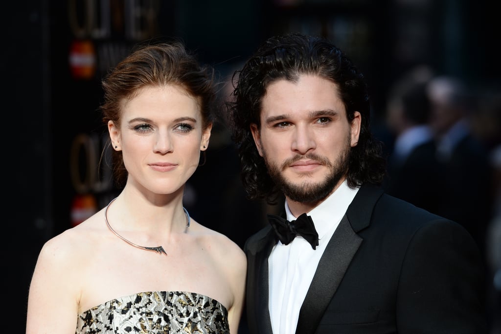 Kit Harington and Rose Leslie Olivier Awards Red Carpet 2016