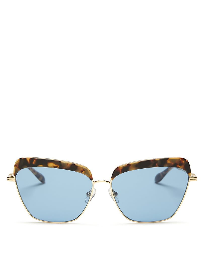 <product href="http://shop.nordstrom.com/s/sonix-highland-61mm-square-sunglasses/4486181?cm_mmc=Linkshare-_-partner-_-10-_-1&siteId=J84DHJLQkR4-D6RAjXp3qpeSduPVofT_qw">Sonix Highland 61mm Square Sunglasses</product> ($98) break up the blue with a dose of classic tortoise.