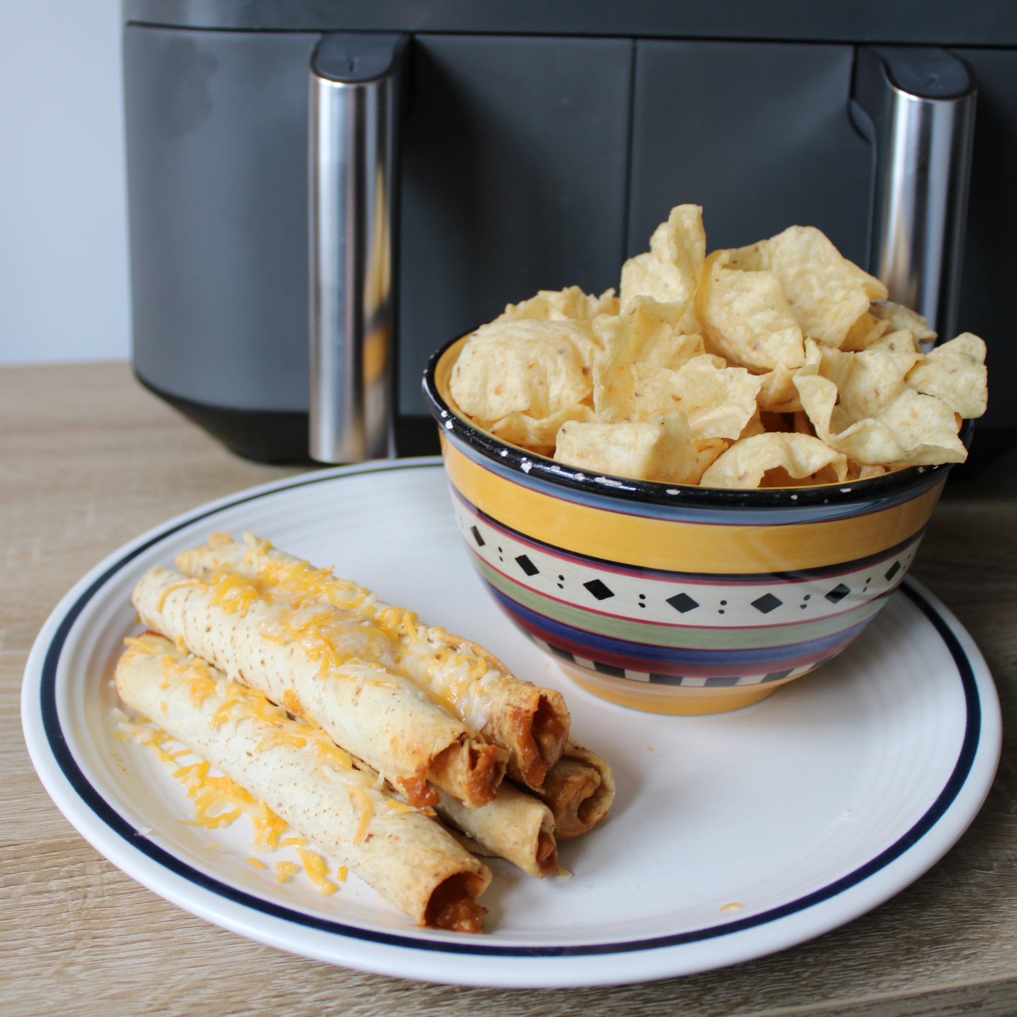 How To Make Frozen Taquitos In An Air Fryer With Photos Popsugar Food Air fryer taquitos are cooked from frozen without oil to get the perfect crispy tortilla outside. frozen taquitos in an air fryer