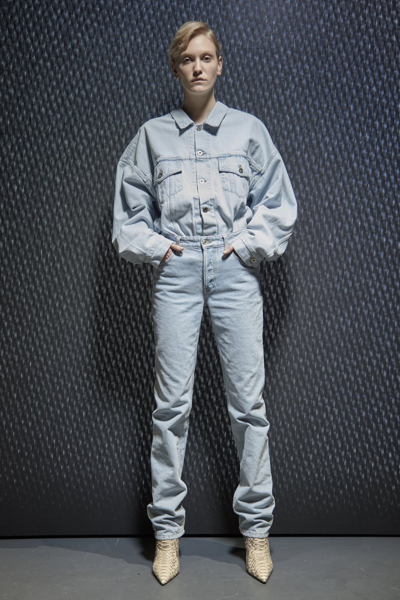 One of the First Looks Was All Denim