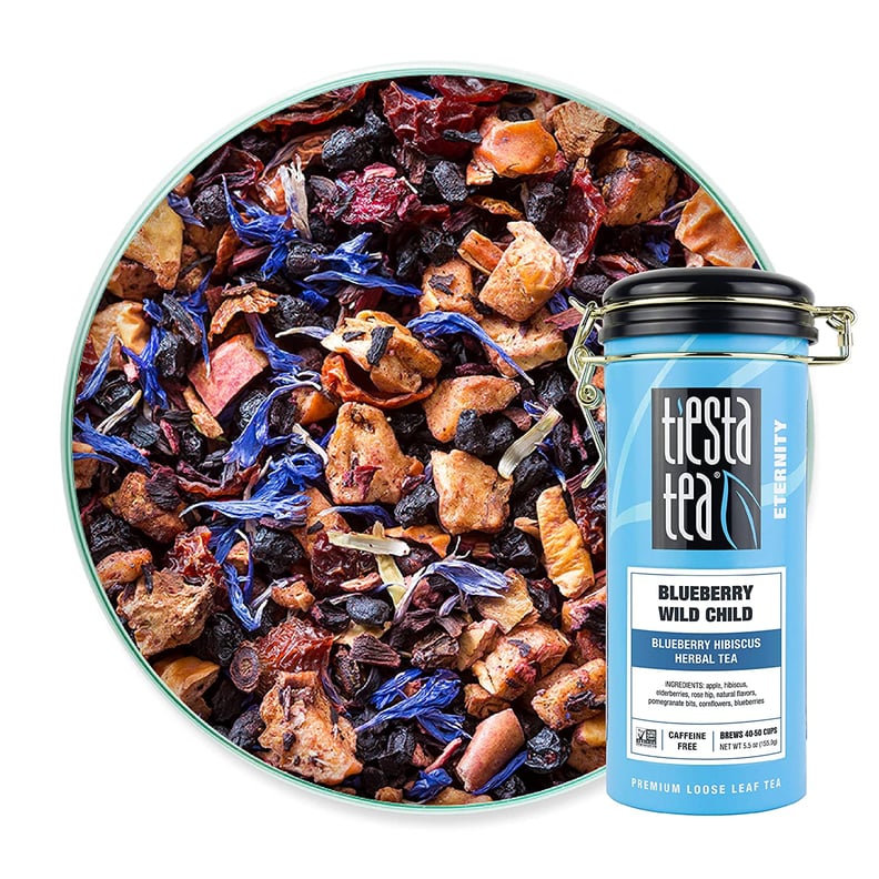 Tiesta Tea Blueberry Wild Child, Loose Leaf Blueberry Hibiscus Herbal Tea
