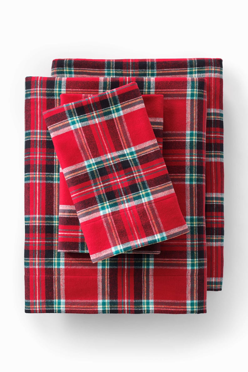 Velvet Flannel Plaid Sheets
